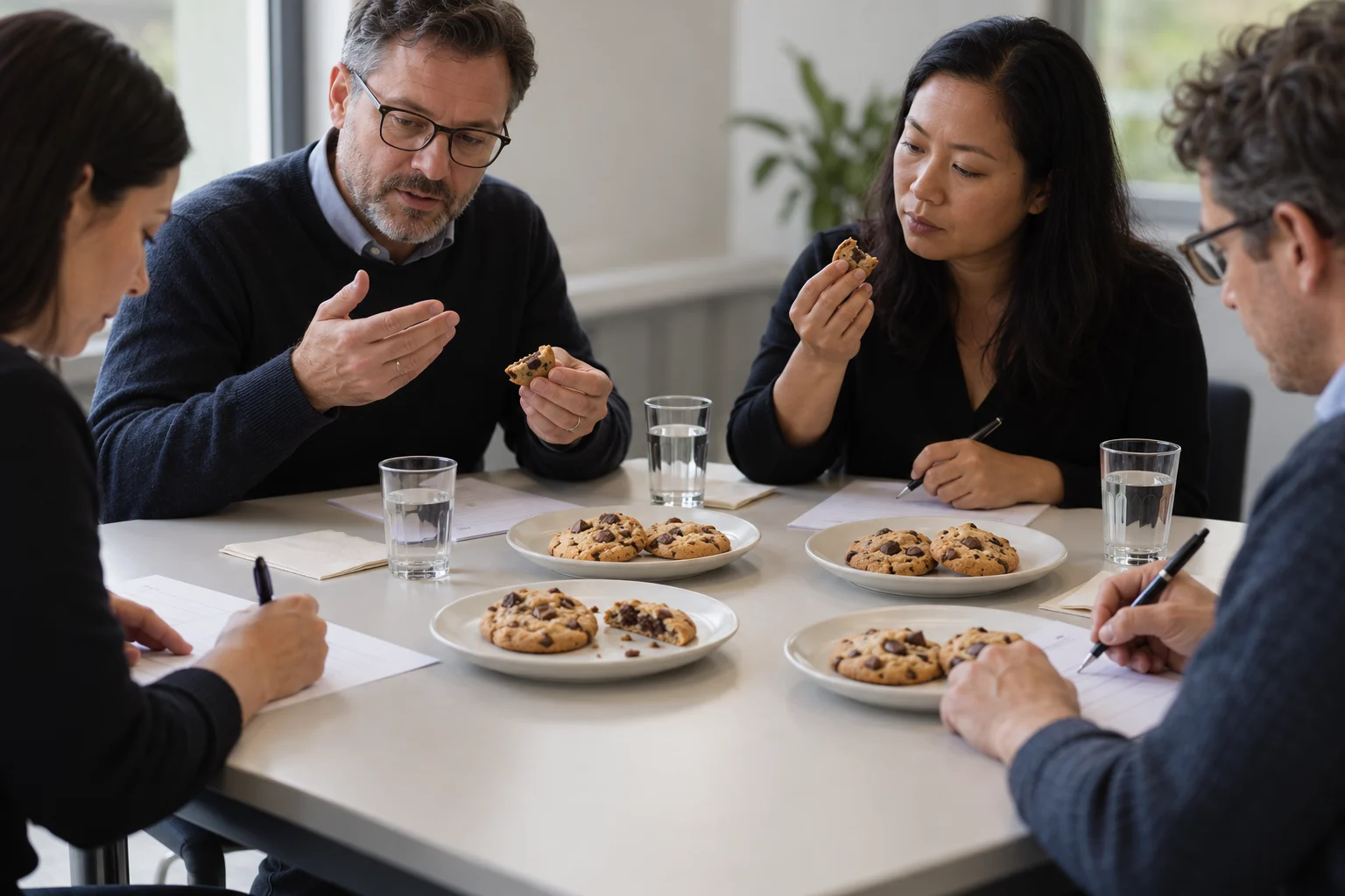 Illustrative descriptor discussion around cookie samples